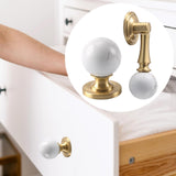 Maxbell Cabinet Drawer Handle Easy Installation Door Handle for Cabinet Kitchen Door 2.4cmx3.5cm