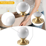 Maxbell Cabinet Drawer Handle Easy Installation Door Handle for Cabinet Kitchen Door 2.4cmx3.5cm