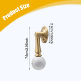 Maxbell Cabinet Drawer Handle Easy Installation Door Handle for Cabinet Kitchen Door Length 7.5cm
