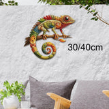Maxbell Metal Lizard Wall Decor Decorative Hanging Decor for Patio Balcony Courtyard 30cm