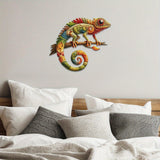 Maxbell Metal Lizard Wall Decor Decorative Hanging Decor for Patio Balcony Courtyard 30cm