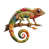 Maxbell Metal Lizard Wall Decor Decorative Hanging Decor for Patio Balcony Courtyard 30cm
