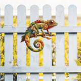 Maxbell Metal Lizard Wall Decor Decorative Hanging Decor for Patio Balcony Courtyard 40cm