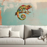 Maxbell Metal Lizard Wall Decor Decorative Hanging Decor for Patio Balcony Courtyard 40cm