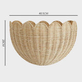Maxbell Woven Wall Hanging Basket Organizer Holder for Balcony Restaurant Organizing