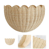Maxbell Woven Wall Hanging Basket Organizer Holder for Balcony Restaurant Organizing