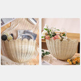 Maxbell Woven Wall Hanging Basket Organizer Holder for Balcony Restaurant Organizing