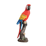 Maxbell Bird Animal Figurine Sculpture Cabinet Pond Bedroom Home Resin Parrot Statue