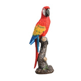 Maxbell Bird Animal Figurine Sculpture Cabinet Pond Bedroom Home Resin Parrot Statue