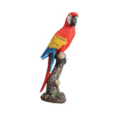 Maxbell Bird Animal Figurine Sculpture Cabinet Pond Bedroom Home Resin Parrot Statue