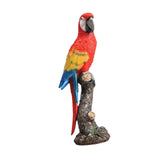 Maxbell Bird Animal Figurine Sculpture Cabinet Pond Bedroom Home Resin Parrot Statue
