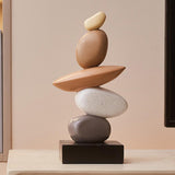 Maxbell Artificial Sandstone Statue Craft Ornament for Apartment Farmhouse Festivals Multicolor