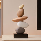 Maxbell Artificial Sandstone Statue Craft Ornament for Apartment Farmhouse Festivals Multicolor