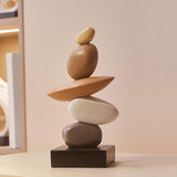 Maxbell Artificial Sandstone Statue Craft Ornament for Apartment Farmhouse Festivals Multicolor