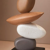 Maxbell Artificial Sandstone Statue Craft Ornament for Apartment Farmhouse Festivals Multicolor