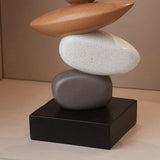 Maxbell Artificial Sandstone Statue Craft Ornament for Apartment Farmhouse Festivals Multicolor