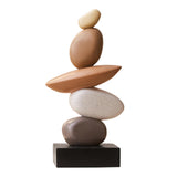 Maxbell Artificial Sandstone Statue Craft Ornament for Apartment Farmhouse Festivals Multicolor