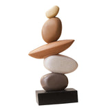Maxbell Artificial Sandstone Statue Craft Ornament for Apartment Farmhouse Festivals Multicolor