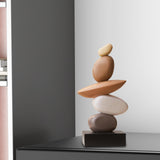 Maxbell Artificial Sandstone Statue Craft Ornament for Apartment Farmhouse Festivals Multicolor