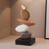 Maxbell Artificial Sandstone Statue Craft Ornament for Apartment Farmhouse Festivals Multicolor