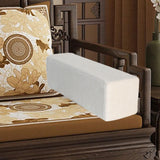 Maxbell Couch Arm Rest Pillow Wear Resistant Soft Sofa Side Arm Rest Pillow for Home White