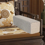 Maxbell Couch Arm Rest Pillow Wear Resistant Soft Sofa Side Arm Rest Pillow for Home Beige
