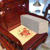 Maxbell Couch Arm Rest Pillow Wear Resistant Soft Sofa Side Arm Rest Pillow for Home Beige