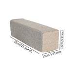 Maxbell Couch Arm Rest Pillow Wear Resistant Soft Sofa Side Arm Rest Pillow for Home Beige