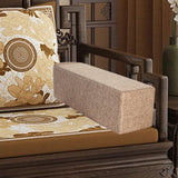 Maxbell Couch Arm Rest Pillow Wear Resistant Soft Sofa Side Arm Rest Pillow for Home Brown