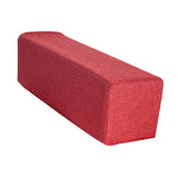 Maxbell Couch Arm Rest Pillow Wear Resistant Soft Sofa Side Arm Rest Pillow for Home Red