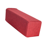 Maxbell Couch Arm Rest Pillow Wear Resistant Soft Sofa Side Arm Rest Pillow for Home Red