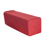 Maxbell Couch Arm Rest Pillow Wear Resistant Soft Sofa Side Arm Rest Pillow for Home Red