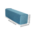 Maxbell Couch Arm Rest Pillow Wear Resistant Soft Sofa Side Arm Rest Pillow for Home Blue