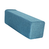Maxbell Couch Arm Rest Pillow Wear Resistant Soft Sofa Side Arm Rest Pillow for Home Blue