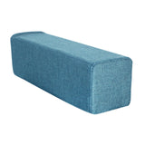 Maxbell Couch Arm Rest Pillow Wear Resistant Soft Sofa Side Arm Rest Pillow for Home Blue
