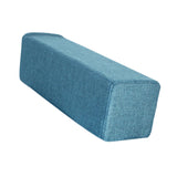 Maxbell Couch Arm Rest Pillow Wear Resistant Soft Sofa Side Arm Rest Pillow for Home Blue