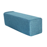 Maxbell Couch Arm Rest Pillow Wear Resistant Soft Sofa Side Arm Rest Pillow for Home Blue