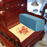 Maxbell Couch Arm Rest Pillow Wear Resistant Soft Sofa Side Arm Rest Pillow for Home Blue