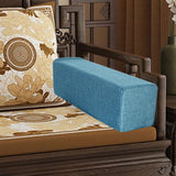 Maxbell Couch Arm Rest Pillow Wear Resistant Soft Sofa Side Arm Rest Pillow for Home Blue