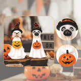 Maxbell Ghost Figurine Halloween Decoration Collectible for Shelf Bookshelf Entrance Dog