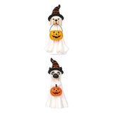 Maxbell Ghost Figurine Halloween Decoration Collectible for Shelf Bookshelf Entrance Dog