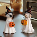 Maxbell Ghost Figurine Halloween Decoration Collectible for Shelf Bookshelf Entrance Dog