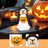 Maxbell Ghost Figurine Halloween Decoration Collectible for Shelf Bookshelf Entrance Dog