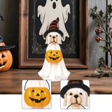 Maxbell Ghost Figurine Halloween Decoration Collectible for Shelf Bookshelf Entrance Dog