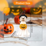 Maxbell Ghost Figurine Halloween Decoration Collectible for Shelf Bookshelf Entrance Dog