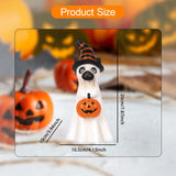 Maxbell Ghost Figurine Halloween Decoration Collectible for Shelf Bookshelf Entrance Cat