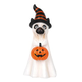 Maxbell Ghost Figurine Halloween Decoration Collectible for Shelf Bookshelf Entrance Cat