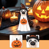 Maxbell Ghost Figurine Halloween Decoration Collectible for Shelf Bookshelf Entrance Cat