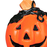 Maxbell Halloween Pumpkin Figurine Miniature Sculpture for Desk Entrance Living Room Style B