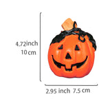 Maxbell Halloween Pumpkin Figurine Miniature Sculpture for Desk Entrance Living Room Style B